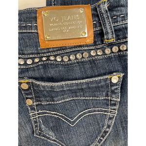 VO Virgin Only Y2K LA Rhinestone Jeans size 7